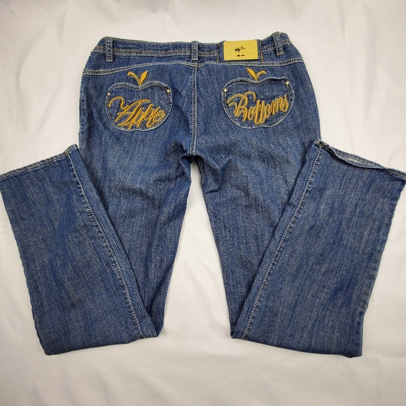 straight leg apple bottoms jeans